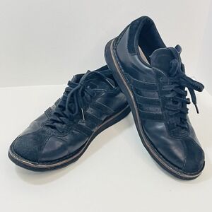Vtg 2003 Mens Adidas Tobacco Superstar Lifestyle LX-2 Black Leather Suede Sz 9